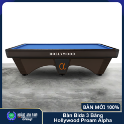 Bàn Bida 3 Băng Hollywood Proam Alpha - Bàn Mới 100% - Nâu