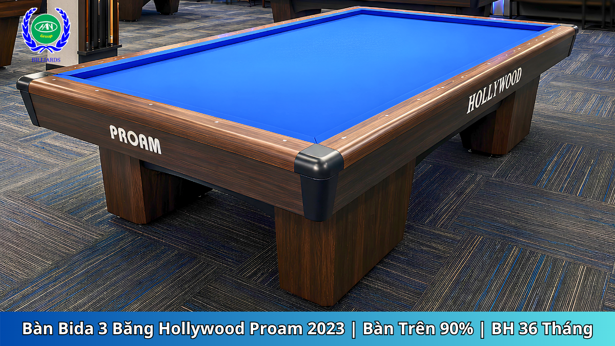 Bàn Bida 3 Băng Hollywood Proam VN 2023 | Bàn Trên 90% | BH 36 Tháng