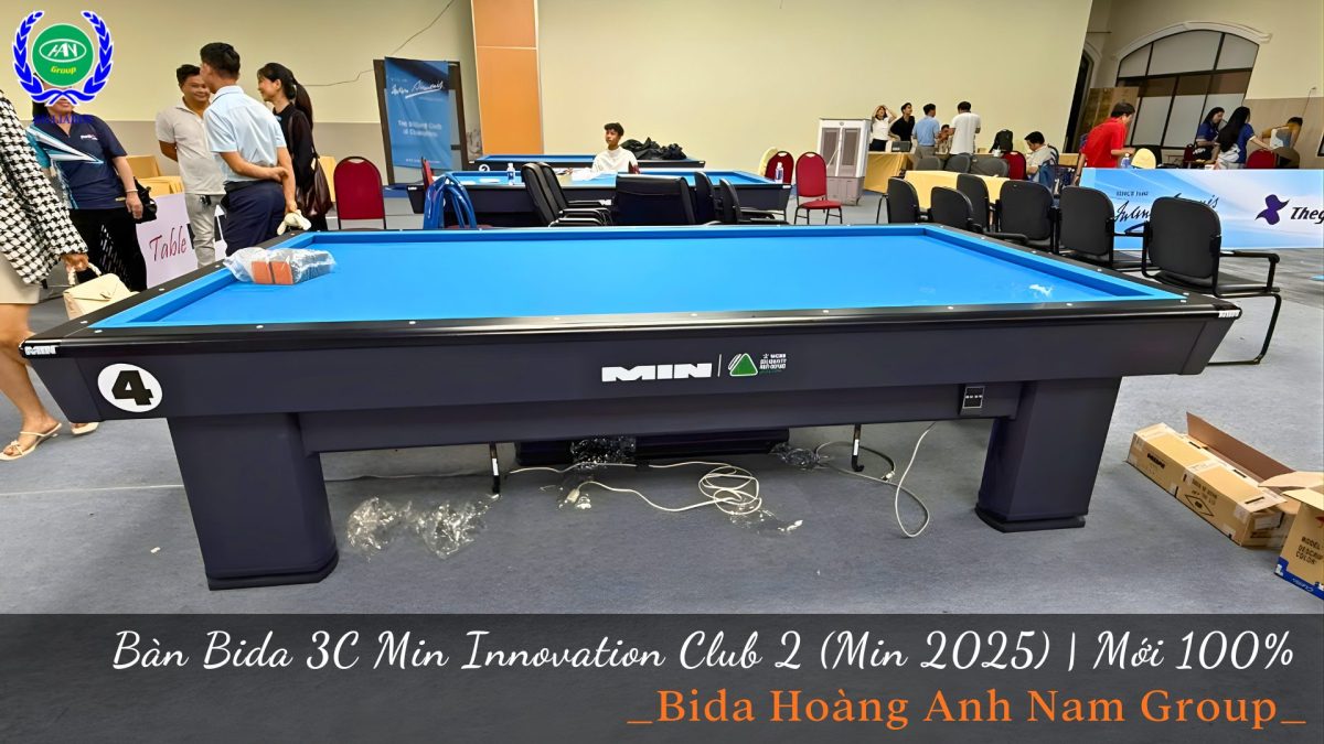 Bàn Bida 3C Min Innovation Club 2 (Min 2025) - Mới 100% | Bida Hoàng Anh Nam Group