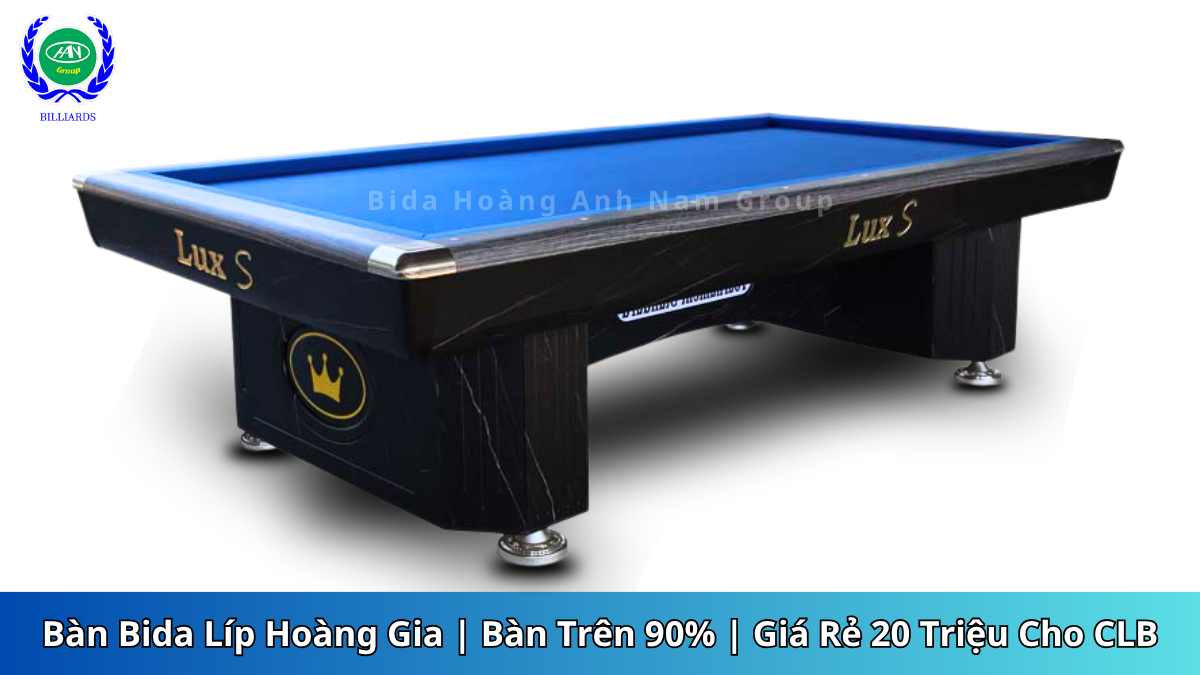 Bàn Bida Líp Hoàng Gia, Bàn Trên 90%, Giá Rẻ 20 Triệu Cho CLB | Bida Hoàng Anh Nam Group
