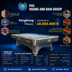 Alternative view of Bàn Bida Lỗ KingKong Titanium | Bàn Mới 100% | BH 36 Tháng