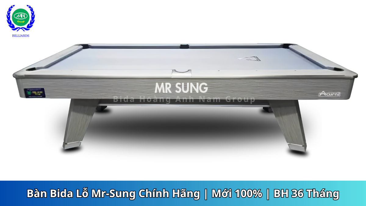 Bàn Bida Lỗ Mr-Sung Chính Hãng | Mới 100% | BH 36 Tháng