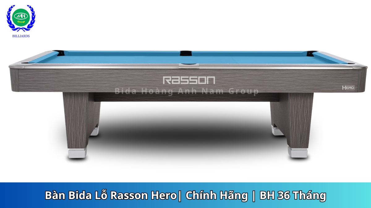 Bàn Bida Lỗ Rasson Hero| Chính Hãng, Mới 100% | BH 36 Tháng