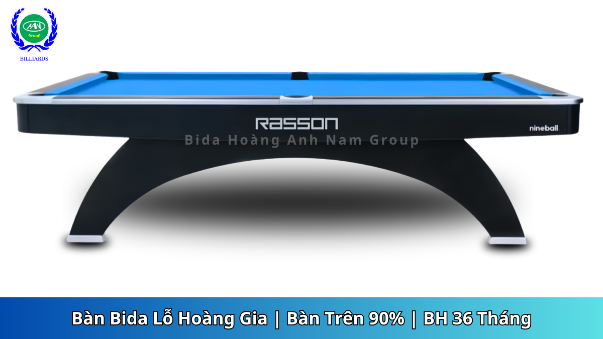 Bàn Bida Lỗ Rasson OX Chính Hãng (Trắng-Đen) | Mới 100% | BH 36 Tháng