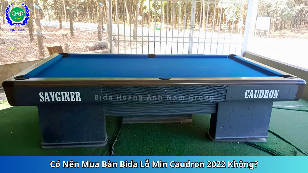 Có Nên Mua Bàn Bida Lỗ Min Caudron 2022 Không | Bida Hoàng Anh Nam Group