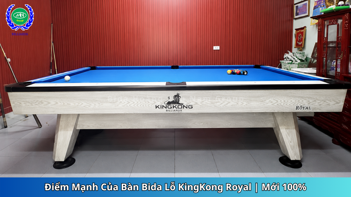Điểm Mạnh Của Bàn Bida Lỗ KingKong Royal | Mới 100% | Bida Hoàng Anh Nam Group