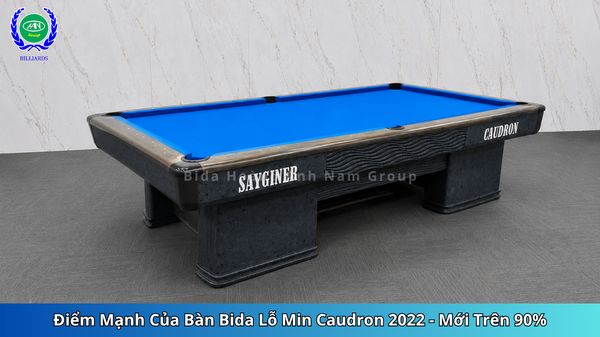 Điểm Mạnh Của Bàn Bida Lỗ Min Caudron 2022 - Mới Trên 90% | Bida Hoàng Anh Nam Group