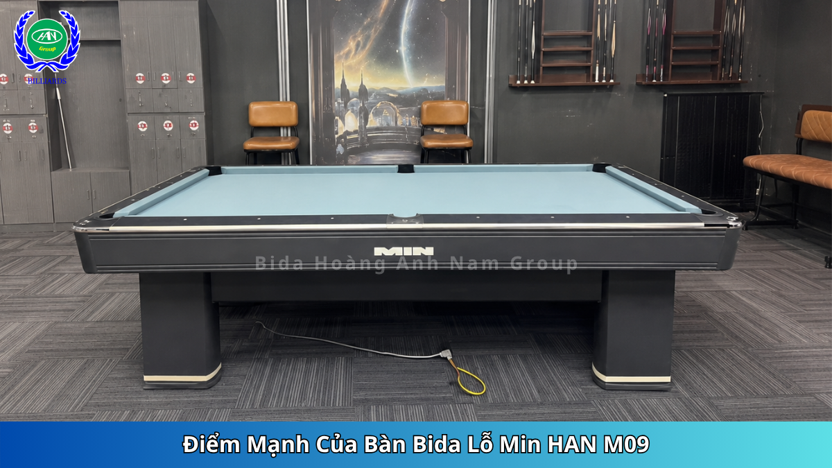 Điểm Mạnh Của Bàn Bida Lỗ Min HAN M09 | Bida Hoàng Anh Nam Group