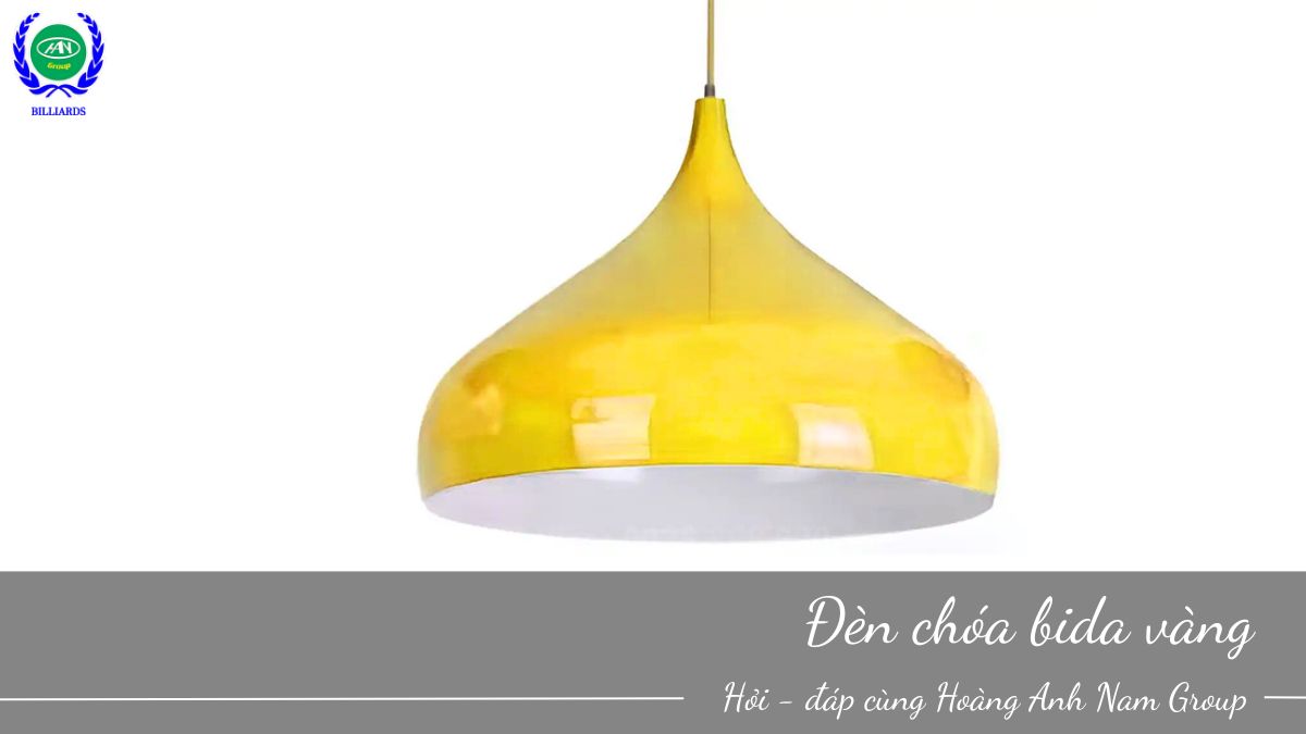 Đèn chóa bida - Vàng