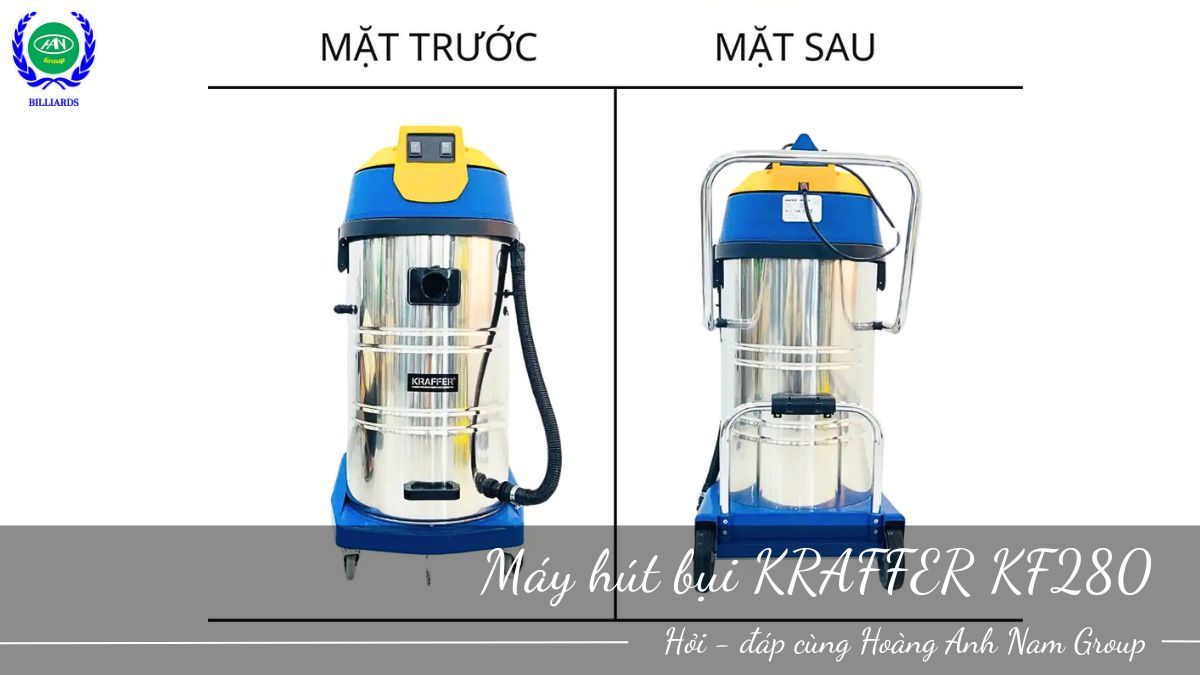 Máy hút bụi công nghiệp Kraffer KF280