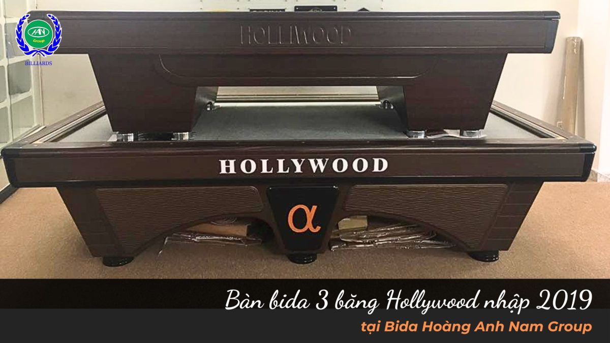 Bàn bida 3 băng Hollywood nhập 2019 | Bida Hoàng Anh Nam Group