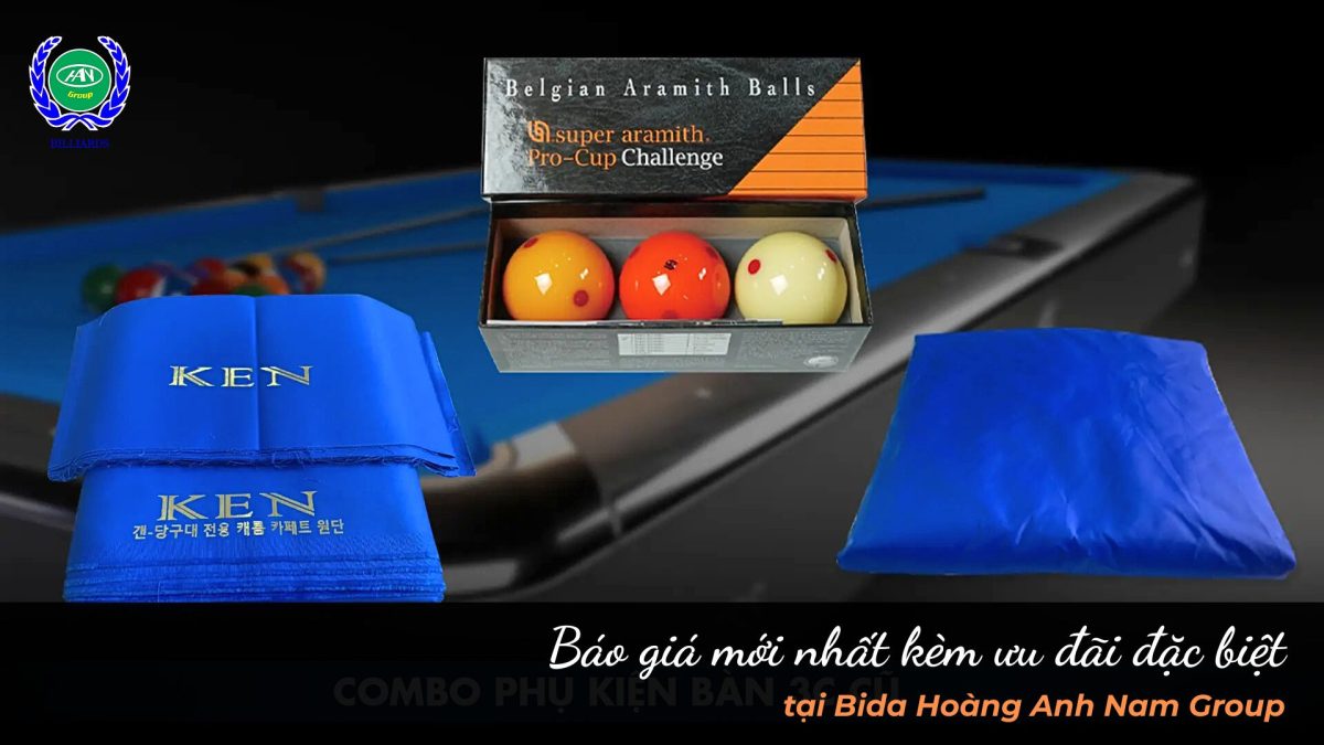 Báo giá mới nhất kèm ưu đãi đặc biệt tại Bida Hoàng Anh Nam Group