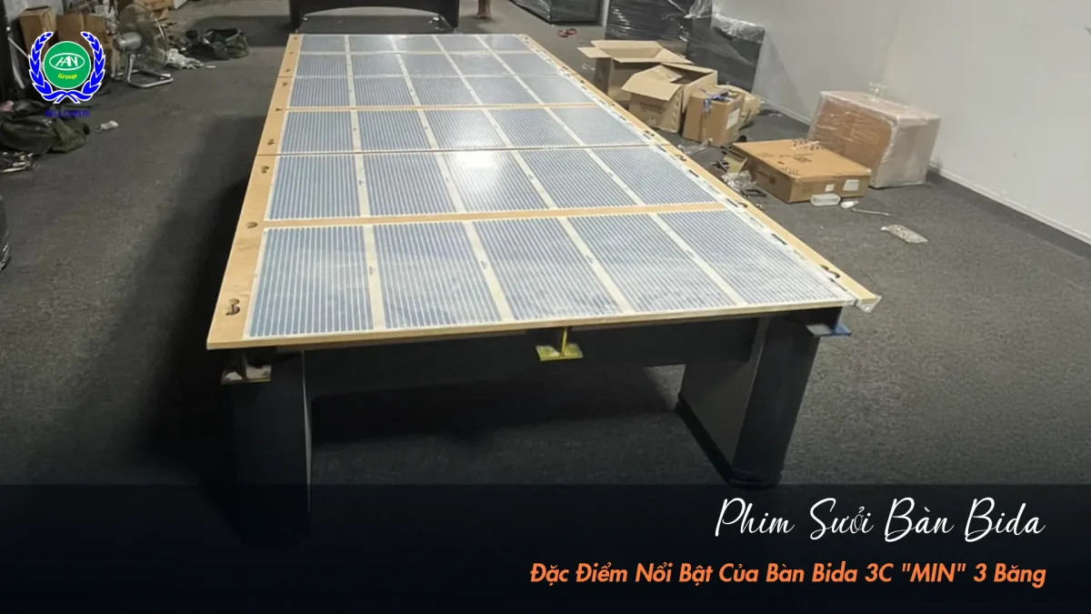 Băng Cao Su Pháp Cao Cấp - Bàn Bida 3C MIN 2023 | Bida Hoàng Anh Nam Group