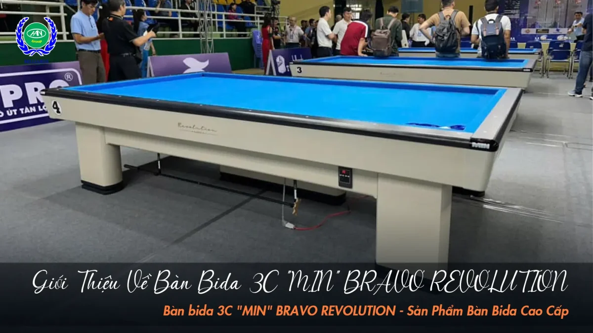 Mặt Đá Chuẩn Thi Đấu Quốc Tế - Bàn Bida 3C MIN BRAVO REVOLUTION | Bida Hoàng Anh Nam Group