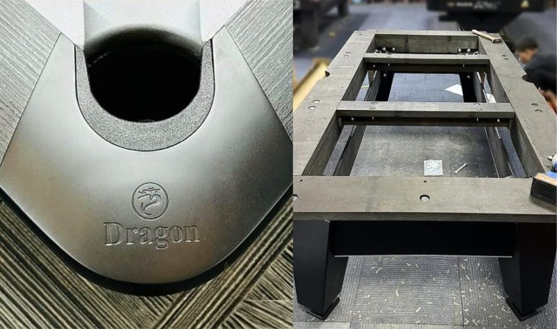 Góc và khung bàn Bida lỗ Aplus Dragon Olumpus