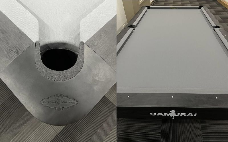 Cấu tạo bàn Bida lỗ Samurai Spider