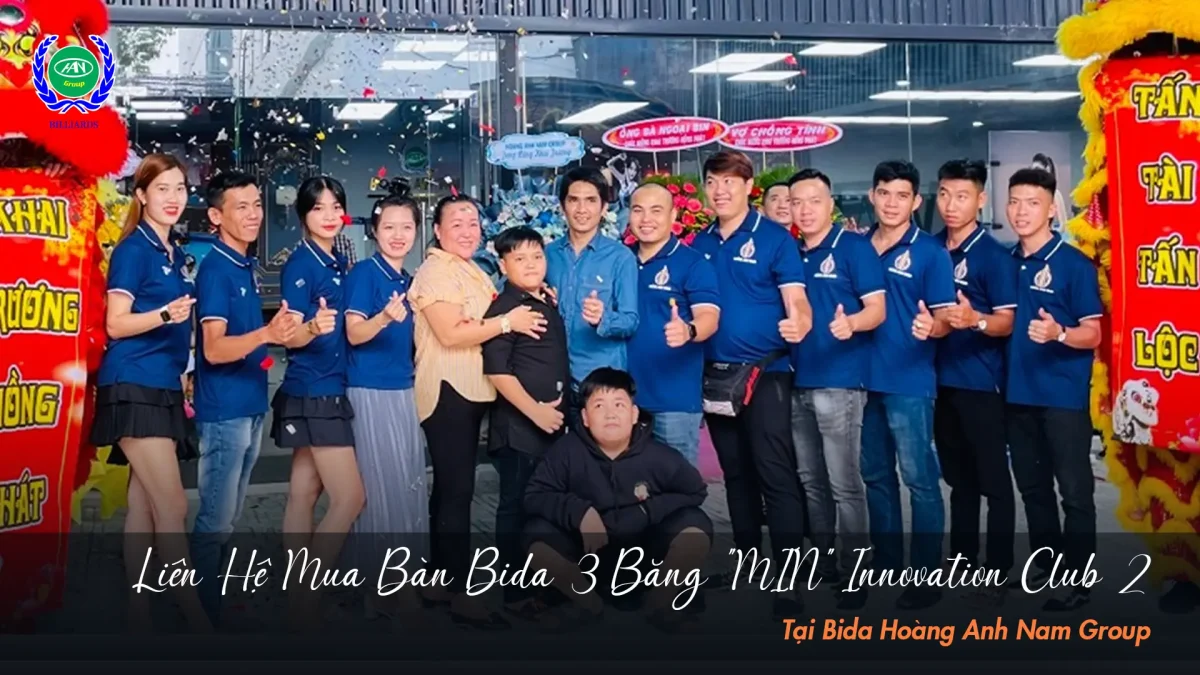 Địa chỉ mua bàn bida 3 băng đáng tin cậy | Bida Hoàng Anh Nam Group