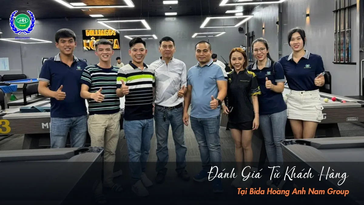 Khách hàng nói gì về bàn bida 3 băng MIN Innovation Club 2? | Bida Hoàng Anh Nam Group