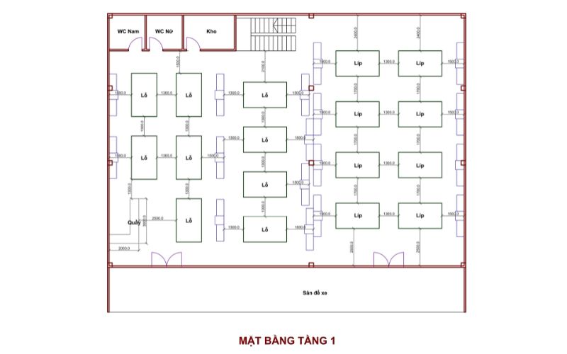 Bản vẽ thiết kế bố trí bàn và công năng CLB Bida