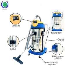 Máy hút bụi công nghiệp Kraffer KF280