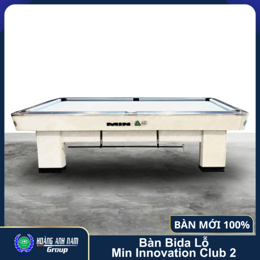 Bàn Bida Lỗ Min Innovation Club 2 MỚI 100% TRẮNG