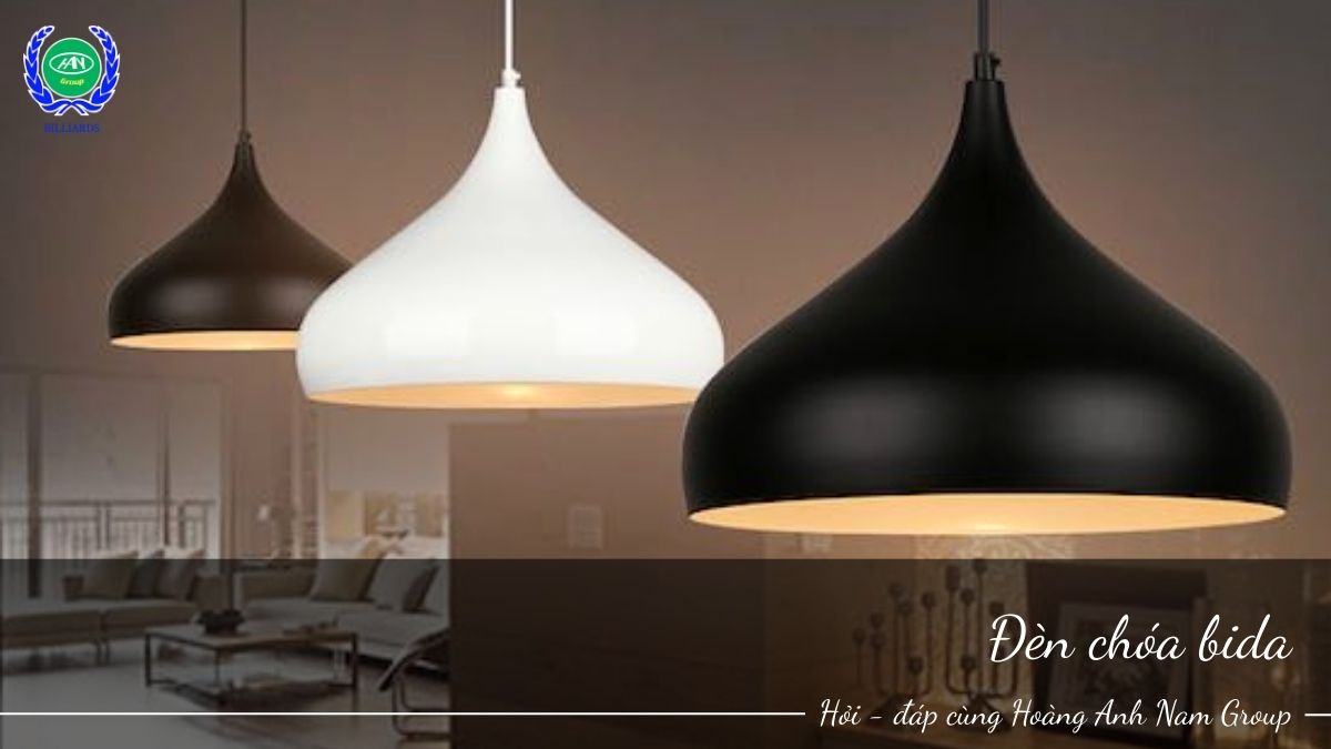 Đèn chóa bàn bida chuyên dụng | Bida Hoàng Anh Nam Group