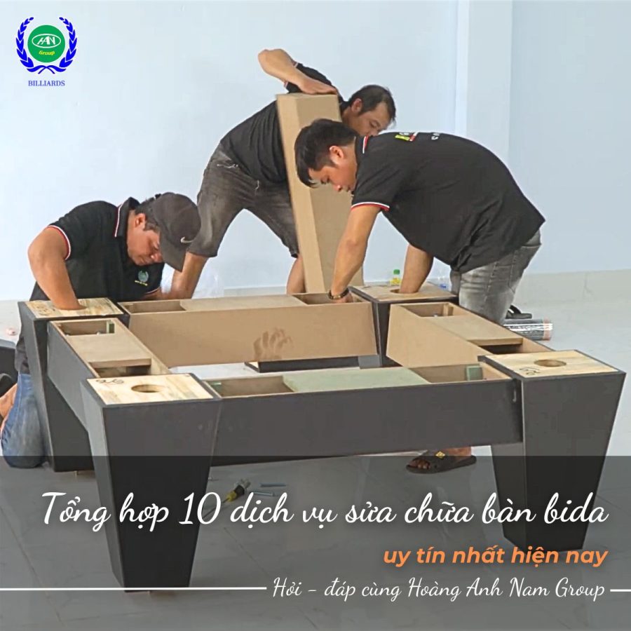 Dịch vụ sửa chữa bàn bida uy tín