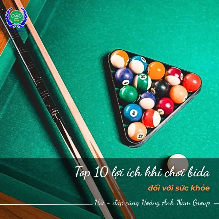 10 lợi ích khi chơi bida đối với sức khỏe