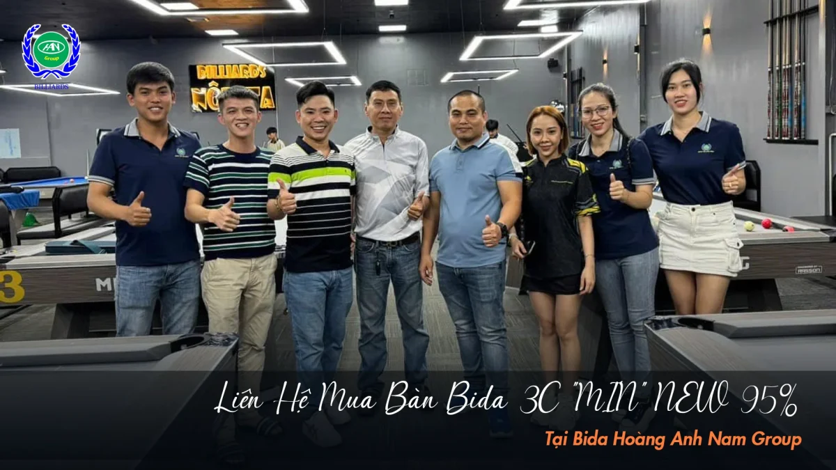 Đơn vị cung cấp bàn bida 3C cũ giá rẻ - uy tín | Bida Hoàng Anh Nam Group