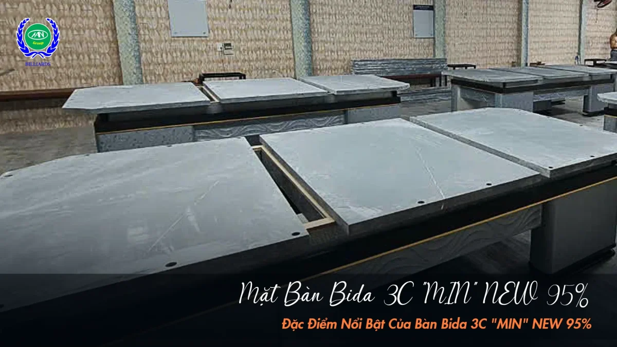 Mặt bàn bida 3C MIN - New 95% | Bida Hoàng Anh Nam Group