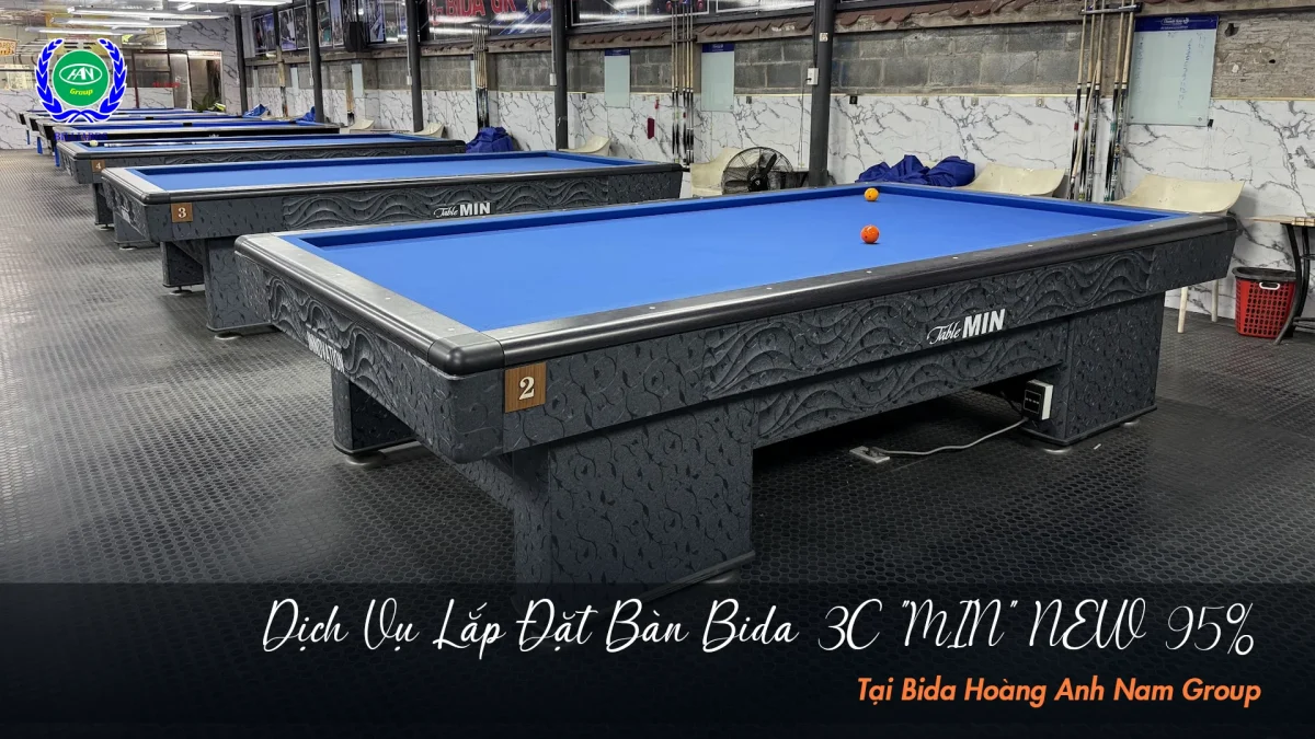 Dịch vụ lắp đặt bàn bida chuẩn kỹ thuật | Bida Hoàng Anh Nam Group