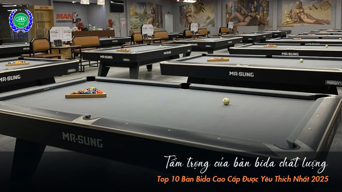 Vai trò của bàn bida chất lượng trong trải nghiệm chơi | Bida Hoàng Anh Nam Group