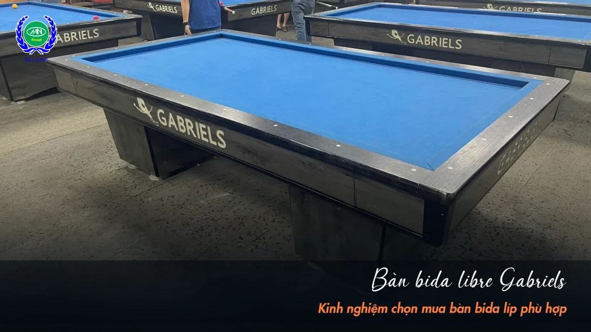 Bàn bida phăng Gabriels | Bida Hoàng Anh Nam Group