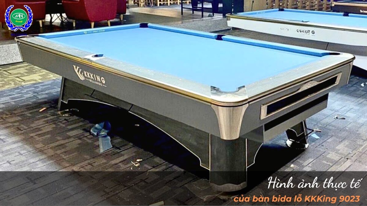 Hình ảnh thực tế của bàn bida lỗ KKKing 9023 | Bida Hoàng Anh Nam Group