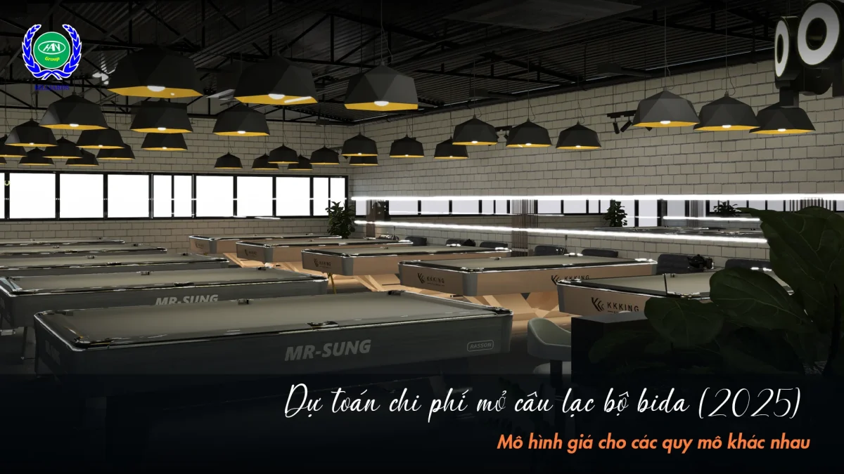Dự đoán chi phí mở CLB bida 