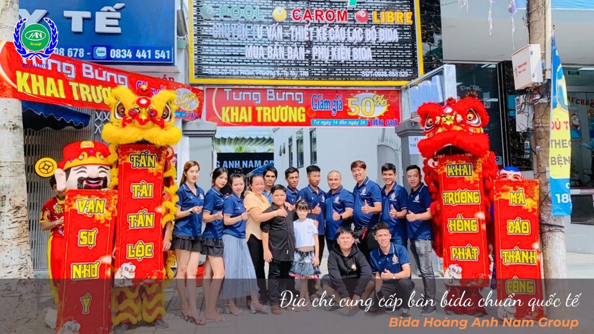 Địa chỉ cung cấp bàn bida chuẩn quốc tế