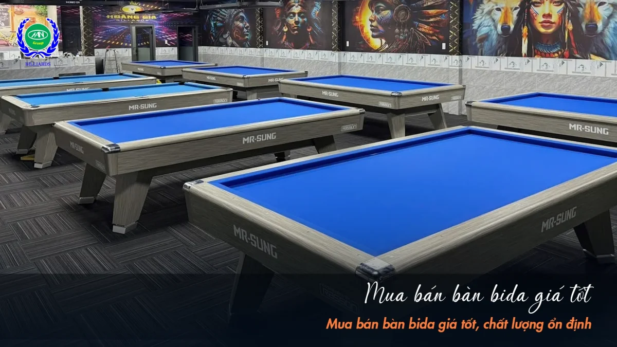 Thị trường mua bán bàn bida hiện nay | Bida Hoàng Anh Nam Group