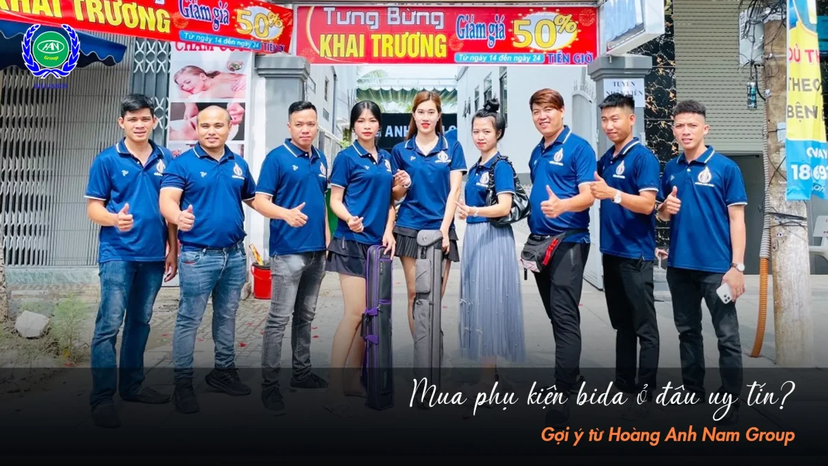 Gợi ý địa chỉ mua phụ kiện chơi bida đáng tin cậy | Bida Hoàng Anh Nam Group