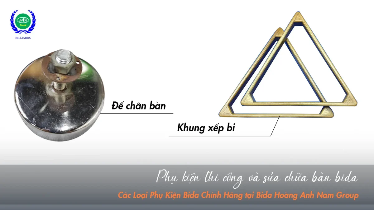 Phụ kiện thi công và sửa chữa bàn bida