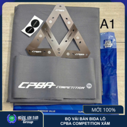 BỘ VẢI BÀN BIDA LỖ CPBA COMPETITION XÁM