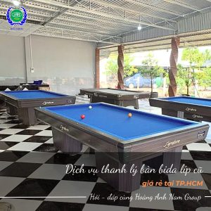 Thanh lý bàn bida líp giá rẻ