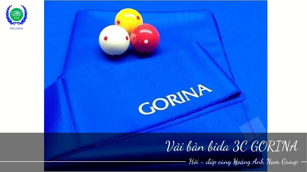 Vải bàn bida 3C GORINA