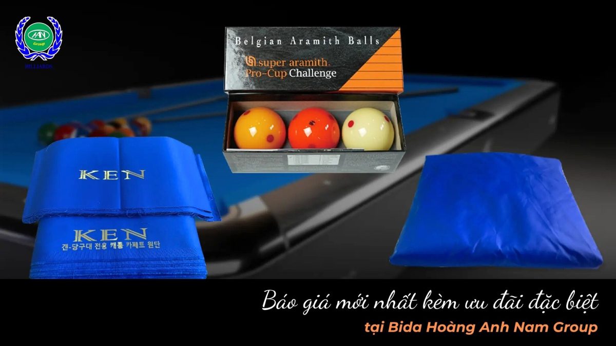 Báo giá mới nhất kèm ưu đãi đặc biệt tại Bida Hoàng Anh Nam Group