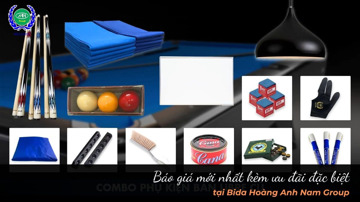 Báo giá mới nhất kèm ưu đãi đặc biệt tại Bida Hoàng Anh Nam Group