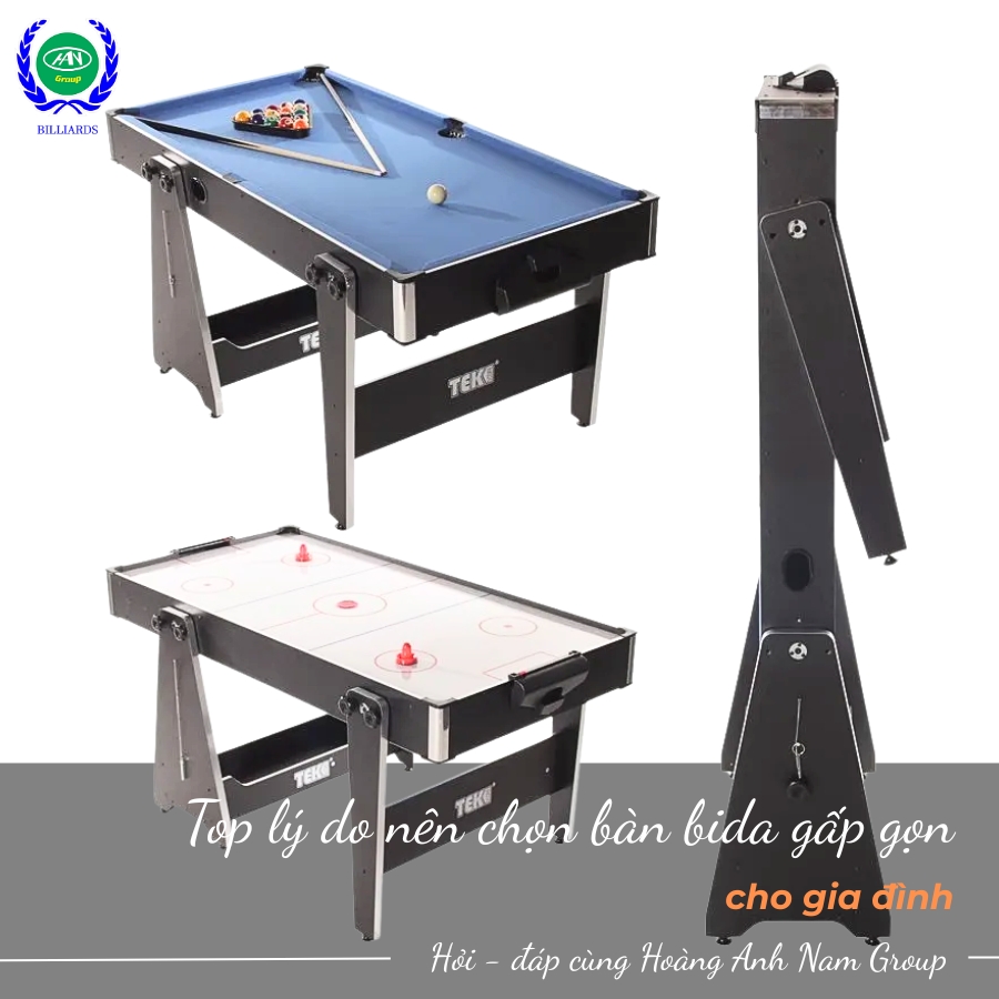 Bàn bida gấp gọn