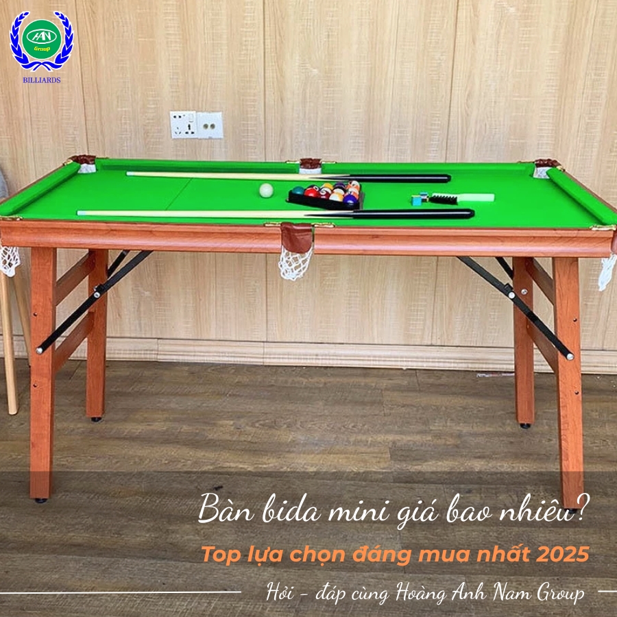 Bàn bida mini giá bao nhiêu?