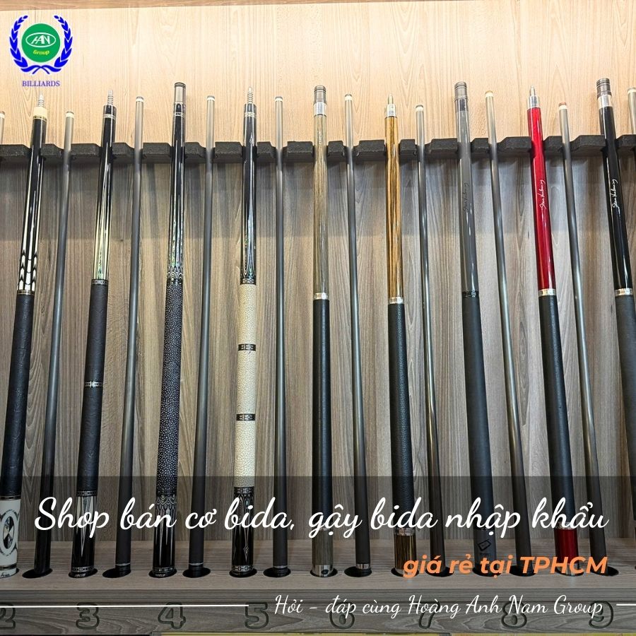 Cơ bida nhập khẩu, gậy bida nhập khẩu