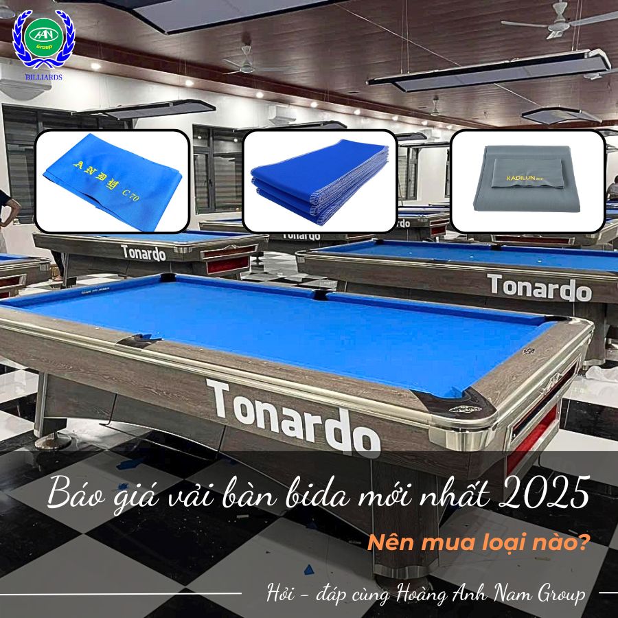 Báo giá vải bàn bida