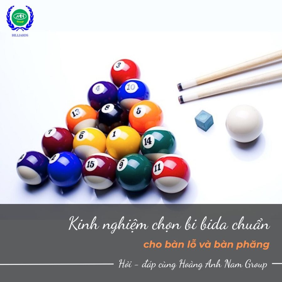 Kinh nghiệm chọn bi bida chuẩn