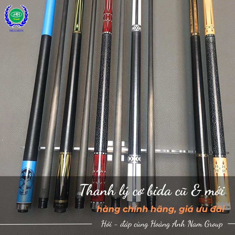 Thanh lý cơ bida cũ